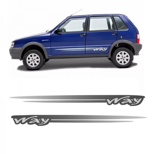 FAIXA DECORATIVA  UNO WAY CZA 2009/....2012 2/4PORTAS