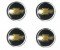 EMBLEMA CALOTA GM RESINADO DOURADO 55MM=