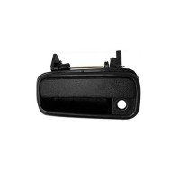 MACANETA EXTERNA PARA A PORTA DIANTEIRA ESQUERDA COM FURO COR PRETO   TOYOTA HILUX GI 1992 A 2005