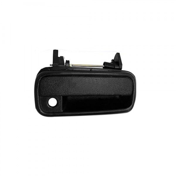 MACANETA EXTERNA PARA A PORTA DIANTEIRA DIREITA COM FURO COR PRETO   TOYOTA HILUX GI 1992 A 2005