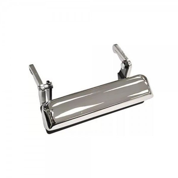 MACANETA EXTERNA DA TAMPA DA CACAMBA CROMADO METAL SEM CHAVE  FORD RANGER GI 1994 A 2004