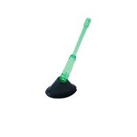 ANTENA DECORATIVA COM HASTE CURTA UNIVERSAL LED COR VERDE 150MM