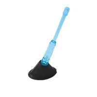 ANTENA DECORATIVA COM HASTE CURTA UNIVERSAL LED COR AZUL 150MM