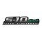 EMBLEMA S10 4X4 TURBO ELETRONIC VERDE ESCURO PAR