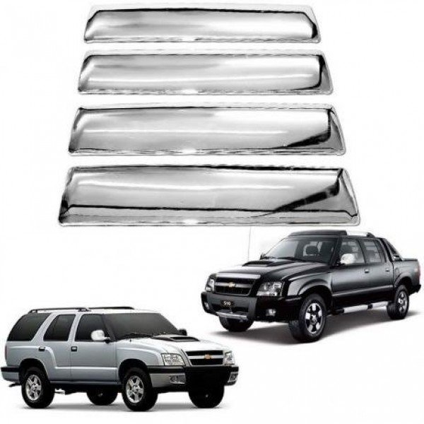 APLIQUE MACANETA CROMADO  S10 1995 ATE 2011 BLAZER 1995 A  2011 2 PORTAS 