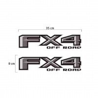 EMBLEMA FX4 OFF ROAD F250 GRAFITE FORD 2017/ PAR