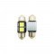 LAMPADA TORPEDO 31MM 3 LEDS 6000K PAR